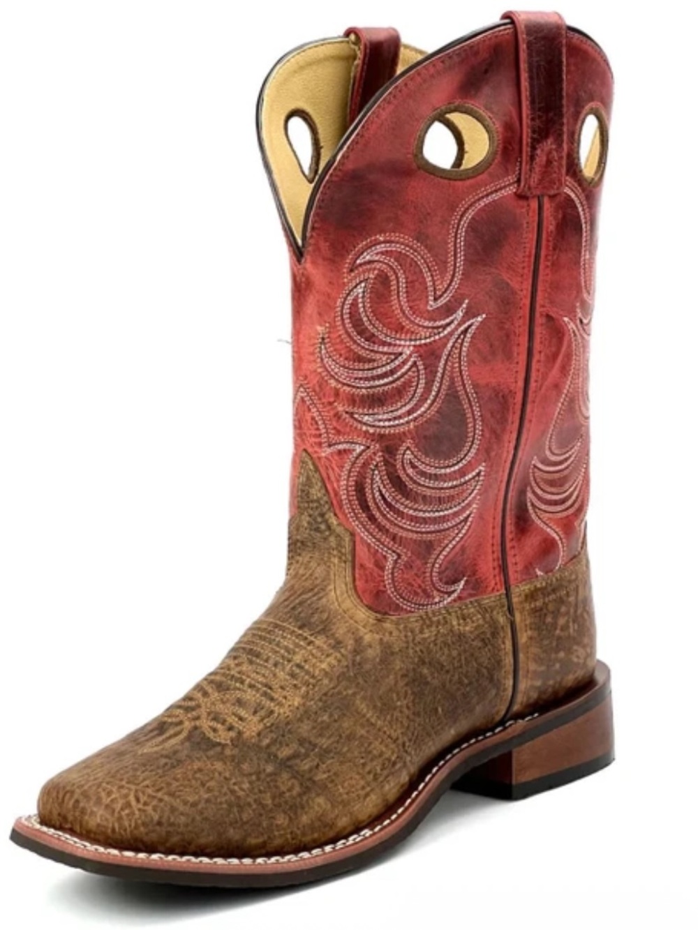 Smoky mountain boots brown leather cowboy western shoes boots size 9.5